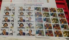 Stamps:  Music  $19.20 face