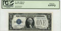 Super 1928-A $1 $1 Silver Certificate. PCGS 63PPQ
