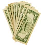 10 Various $ 5 Red Seal Us Notes Incl Star