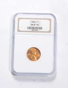 MS67 RD 1946-D Lincoln Wheat Cent - Graded NGC