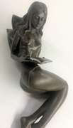Reclining Girl Art Deco bronze Sculpture