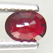 Top blood red UNHEATED .50ct Lichinga Ruby