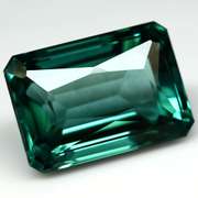 Pristine 34.69ct AAA created green Amethyst