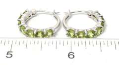 Sterling Silver Peridot Earrings