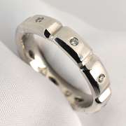 Beautiful Platinum and Diamond Band