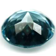 Glittering 4.68ct Swiss blue Topaz solitaire