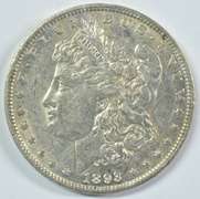 Well struck, brilliant key 1893-P Morgan Silver Dollar