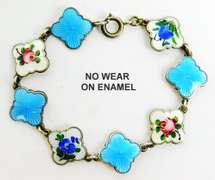 Vintage David Andersen Norway Guilloche Bracelet