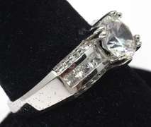 Dazzling CZ Ring in Sterling Silver