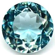 Glittering 4.68ct Swiss blue Topaz solitaire