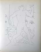 PABLO PICASSO, HEAD OF SCULPTOR AND MODEL