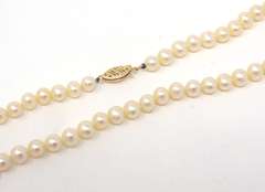 Elegant 6mm Pearl Necklace