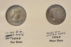 Littleton Susan B Anthony Dollars Complete Set 1979-1981, 1999