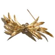 14 K Diamond Pave Broach