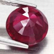 Gorgeous deep red 3.28ct Ruby solitaire