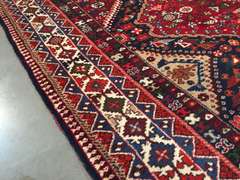 EXQUISITE PERSIAN YALAMEH RUG 7x9.9