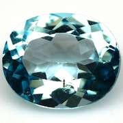 Brilliant 4.26ct oval cut Topaz center stone
