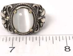 Vintage Sterling Silver Cabochon Ring