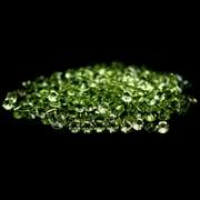 Brilliant 4.96ct set of matched diamond cut Peridot
