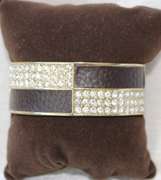 An Eye Catching Two Tone Metal Bracelet