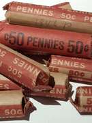 43 Rolls of Solid Date P Mint Lincolns 1930 s - 50 s Era