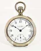 Rare Aug. L. Hoffman Pocket Watch in Silverine