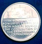 Lot Of 5 History Of Drugs Sterling Silver Medals