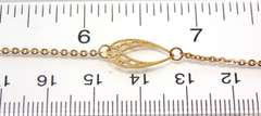 Pretty 18kt Zoughaib Open Teardrop Bracelet