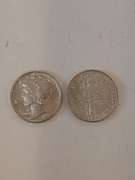 25 Slider to BU Mercury Dimes