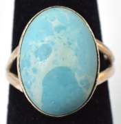 Sterling Silver  Turquoise Ring.