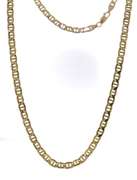 Simple Yellow Gold Figaro Chain Necklace