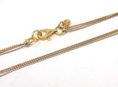 Italian 3 Strand Sterling Silver Necklace