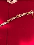 14K WHITE AND YELLOW GOLD DIAMOND BRACELET