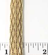 Intricately Woven Heavy 18K Choker Necklace