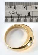 Classic Man's 3 Diamond Ring