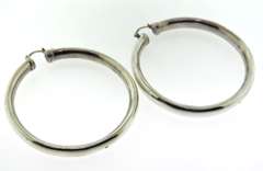 Sterling Silver Group of 3 Hoop Earrings