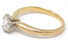 Fantastic Solitaire Pear Diamond Ring