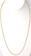 Nice 26-Inch Rope Chain in 14KT Yellow Gold