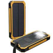 8000mAh Solar Waterproof Dual USB Battery Power Bank
