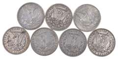 Lot (7) 1903 Morgan Silver Dollars
