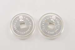 2009 Isle Of Man 1 Crown Proof Sterling Silver 2 Coin Set Box & COA