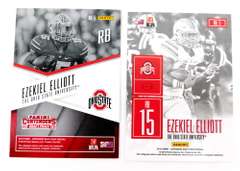 2 Ezekiel Elliott 2016 Draft Pick Football Cards