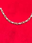 14K WHITE AND YELLOW GOLD DIAMOND BRACELET