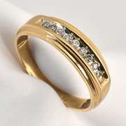 Tasteful Man's Diamond Band