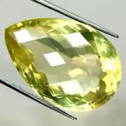 Exciting 14.47ct checker top pear cut Citrine