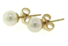 Simple Blue Lagoon 6mm Earrings