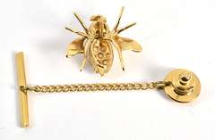 Fun 14k Fly Tie Tack