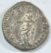 Mint Antoninus Pius Roman Silver Denarius, 138-161 AD