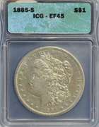 1885 S Morgan Dollar Circulated