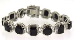 Sterling Silver Gemstone Bracelet